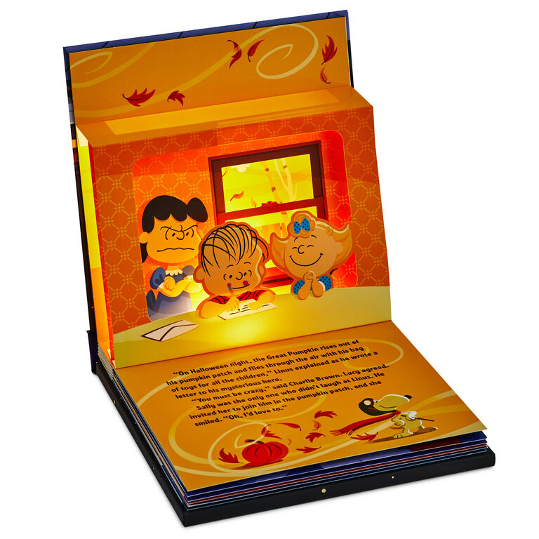 Hallmark Peanuts® It's The Great Pumpkin, Charlie Brown Lighted Pop-Up Book