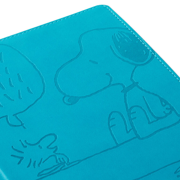 Hallmark Peanuts® Snoopy And Woodstock Faux Leather Notebook