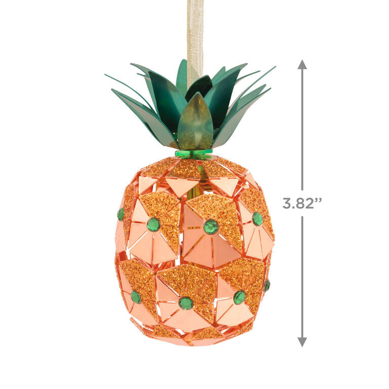  Pineapple Premium Metal Hallmark Ornament
