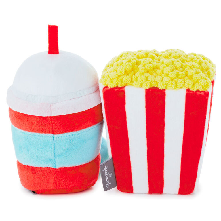 Hallmark Better Together Popcorn And Slushie Magnetic Plush, 5"
