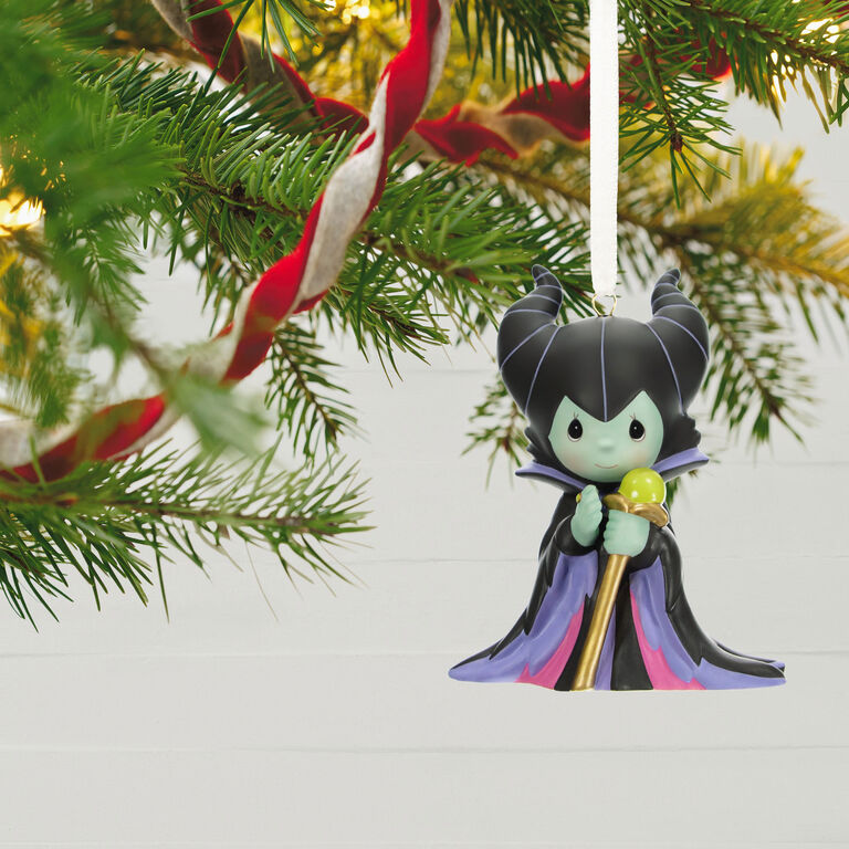 Hallmark Disney Precious Moments Maleficent Porcelain Ornament