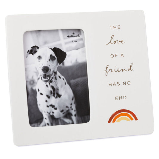 Hallmark The Love Of A Friend Pet Memory Picture Frame, 4x6