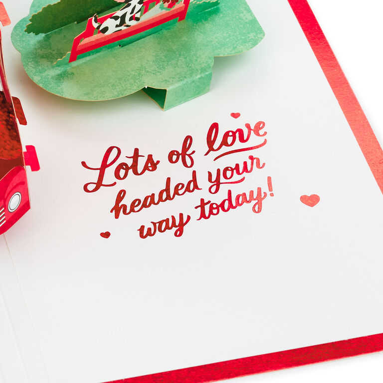 Hallmark Special Delivery 3D Pop-Up Valentine's Day Card