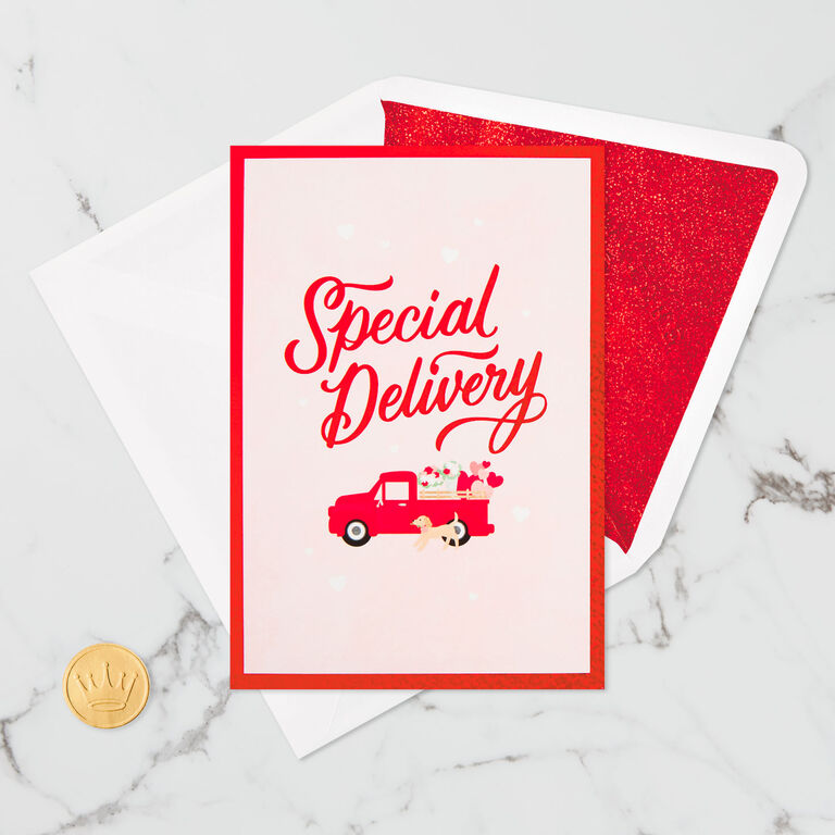 Hallmark Special Delivery 3D Pop-Up Valentine's Day Card