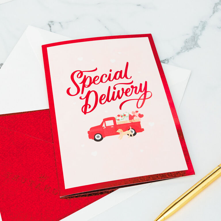 Hallmark Special Delivery 3D Pop-Up Valentine's Day Card