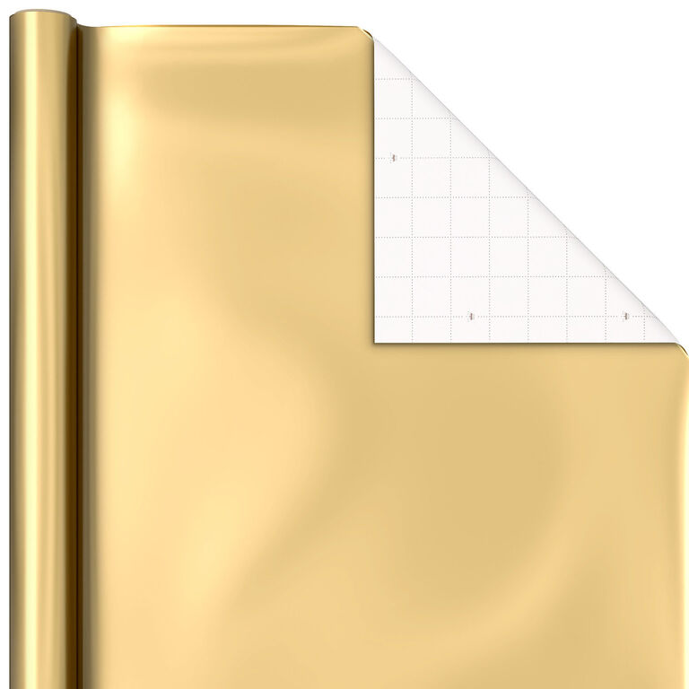 Hallmark Red, Green, Gold Foil 3-Pack Christmas Wrapping Paper, 60 Sq. Ft.