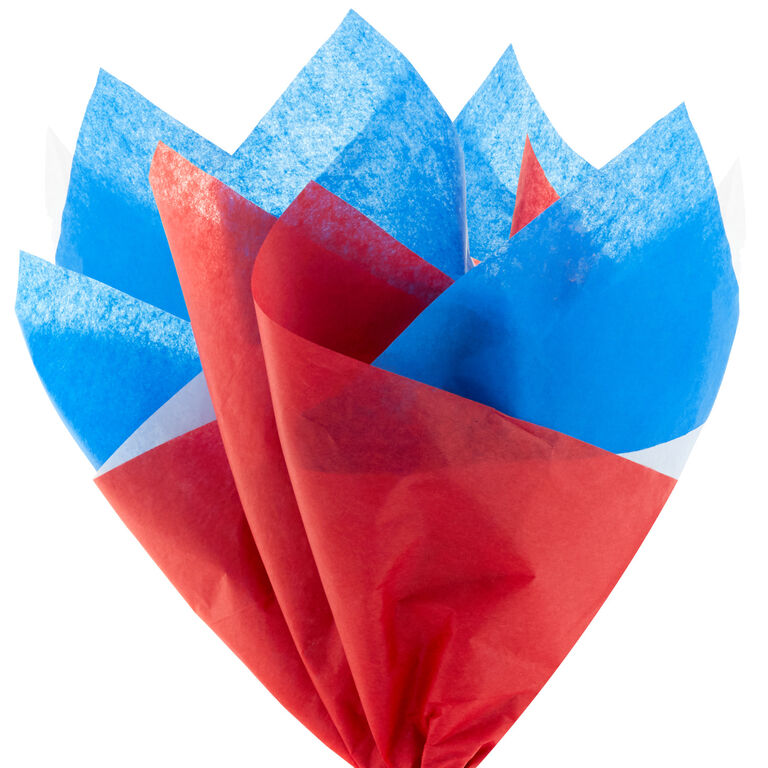 Hallmark Red/White/Blue 3-Pack Bulk Tissue Paper, 120 Sheets