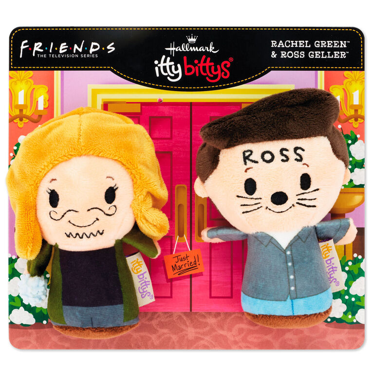 Hallmark Itty Bittys® Friends Ross And Rachel Plush, Set Of 2