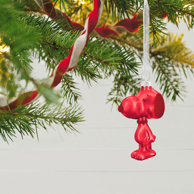 Hallmark The Peanuts® Gang Snoopy Glass Ornaments, Set Of 6