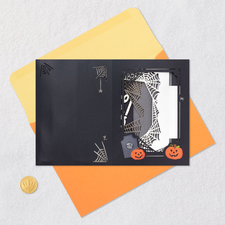 Hallmark Boo To You Musical 3D Pop-Up Halloween Card With Light