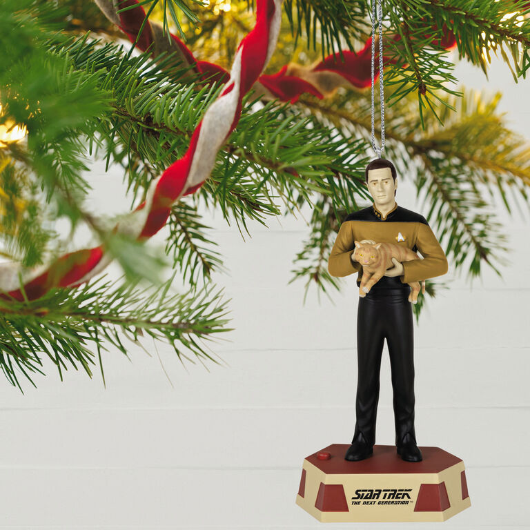 Hallmark Star Trek™: The Next Generation Data's Ode To Spot Ornament With Sound