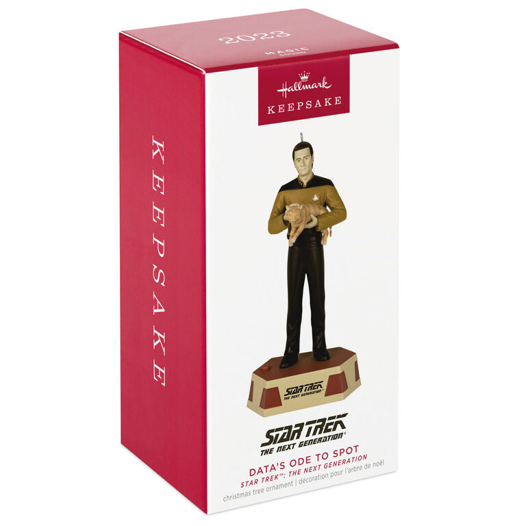 Hallmark Star Trek™: The Next Generation Data's Ode To Spot Ornament With Sound