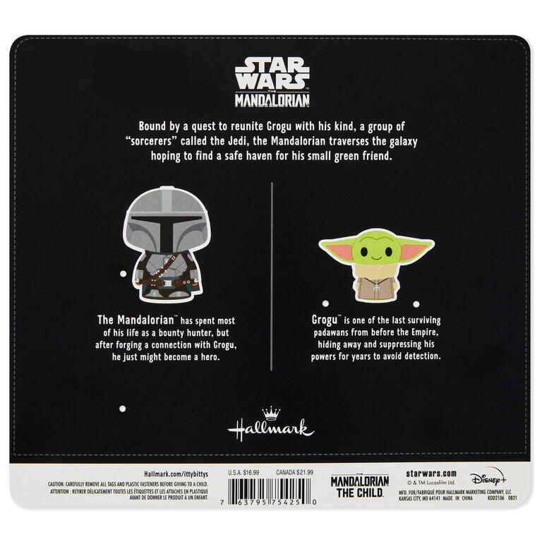 Hallmark Itty Bittys® Star Wars™ The Mandalorian™ And Grogu™ Plush, Set Of 2
