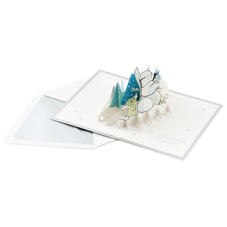 Hallmark Star Wars: The Mandalorian™ Grogu™ Warm Wishes 3D Pop-Up Holiday Card
