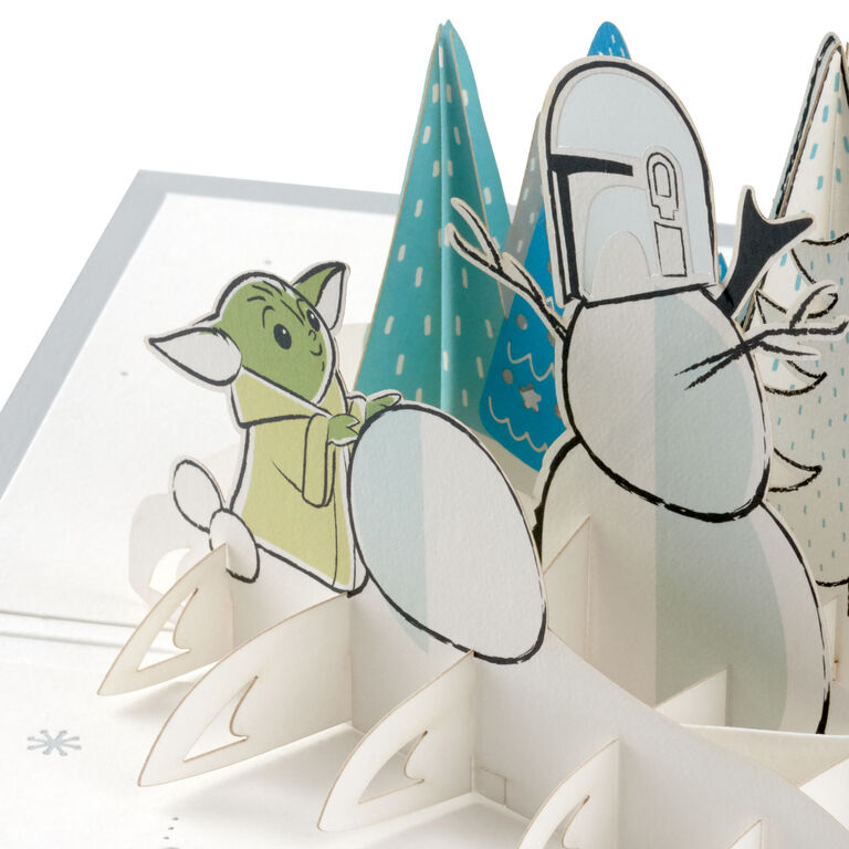 Hallmark Star Wars: The Mandalorian™ Grogu™ Warm Wishes 3D Pop-Up Holiday Card