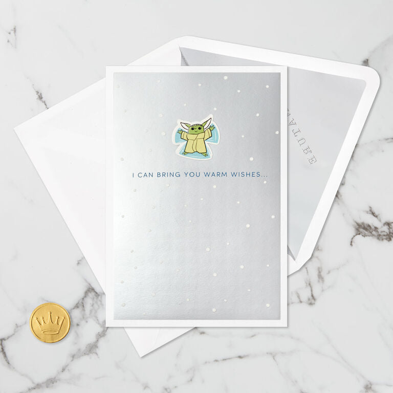 Hallmark Star Wars: The Mandalorian™ Grogu™ Warm Wishes 3D Pop-Up Holiday Card