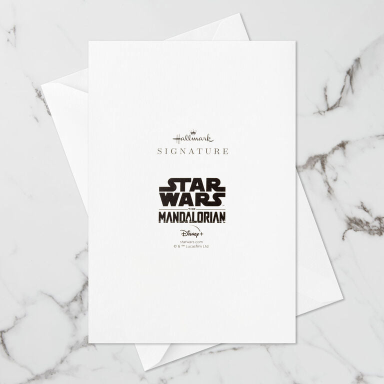 Hallmark Star Wars: The Mandalorian™ Grogu™ Warm Wishes 3D Pop-Up Holiday Card