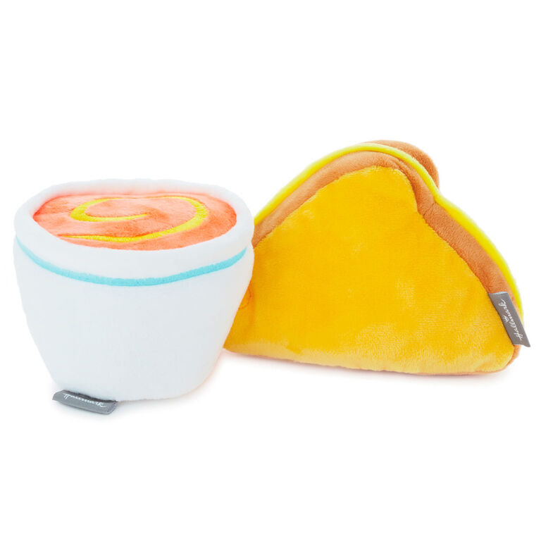 Hallmark Better Together Tomato Soup And Grilled Cheese Magnetic Plush, 5"
