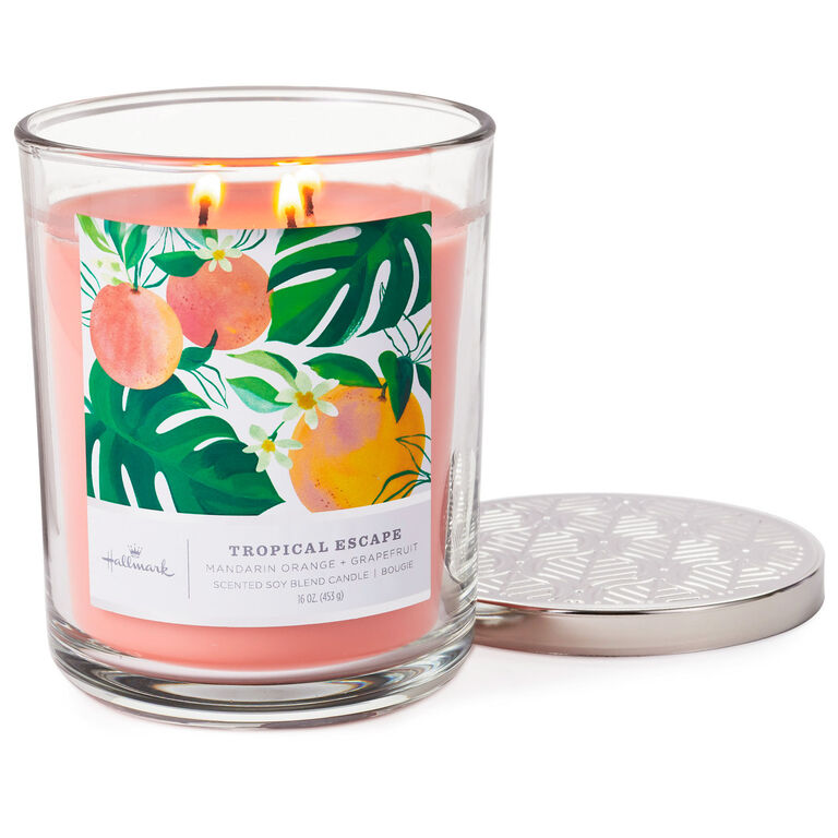 Hallmark Tropical Escape 3-Wick Jar Candle, 16 Oz.