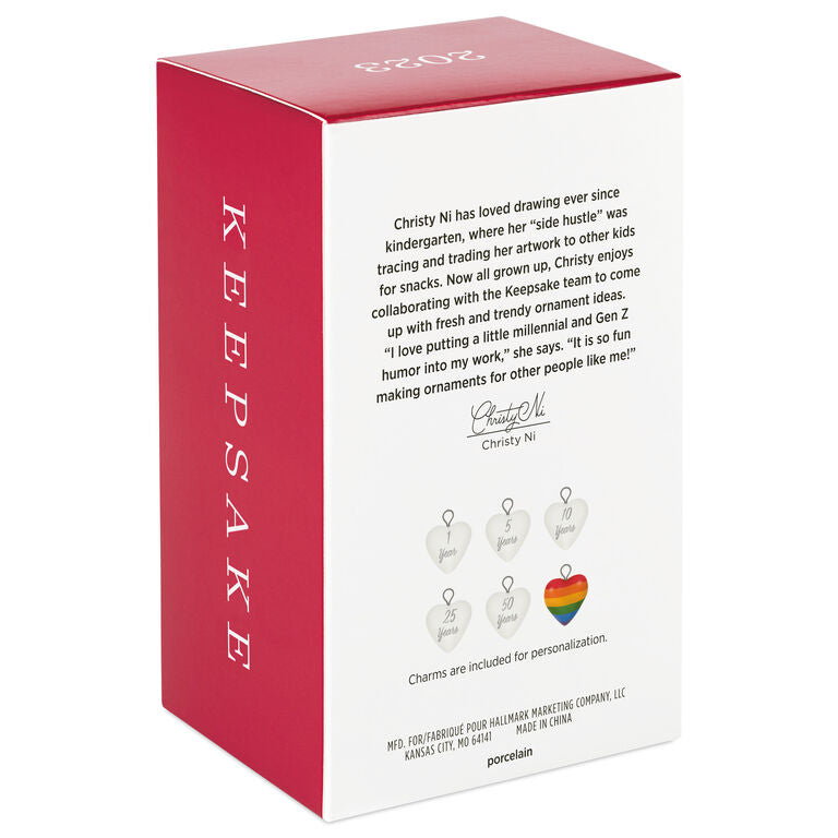Hallmark Our Anniversary 2023 Porcelain Ornament