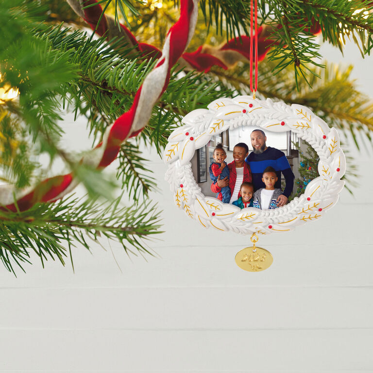 Hallmark A Beautiful Year 2023 Metal Photo Frame Ornament