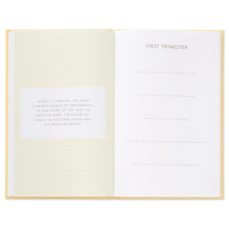Hallmark While I Was Waiting Prompted Pregnancy Journal