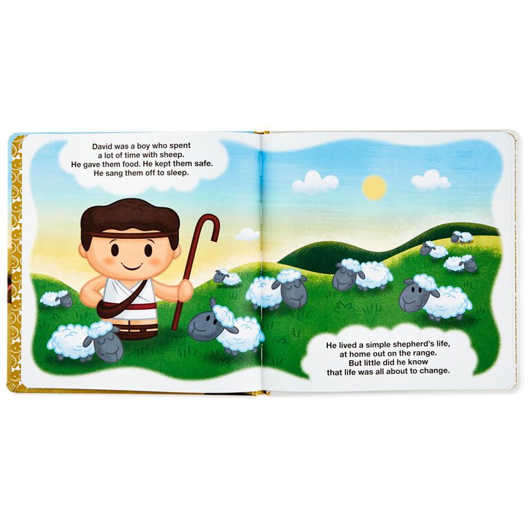 Hallmark Itty Bittys® David And Goliath Plush And Storybook Set