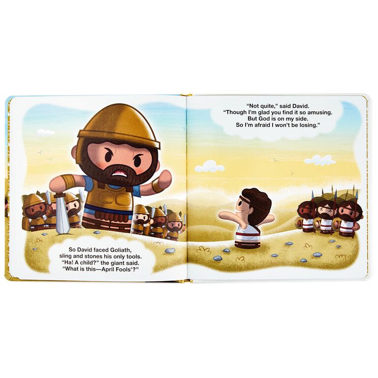 Hallmark Itty Bittys® David And Goliath Plush And Storybook Set