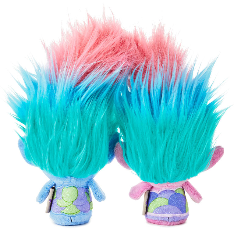 Hallmark Itty Bittys® DreamWorks Animation Trolls World Tour Satin And Chenille Plush, Set Of 2